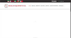Desktop Screenshot of burganequipment.com